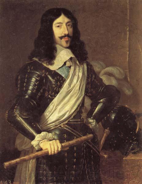 Philippe de Champaigne Louis XIII of France Norge oil painting art